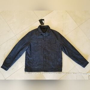 NWT Robert Barakett Worthington Shirt Jackwt. Navy. Size L.